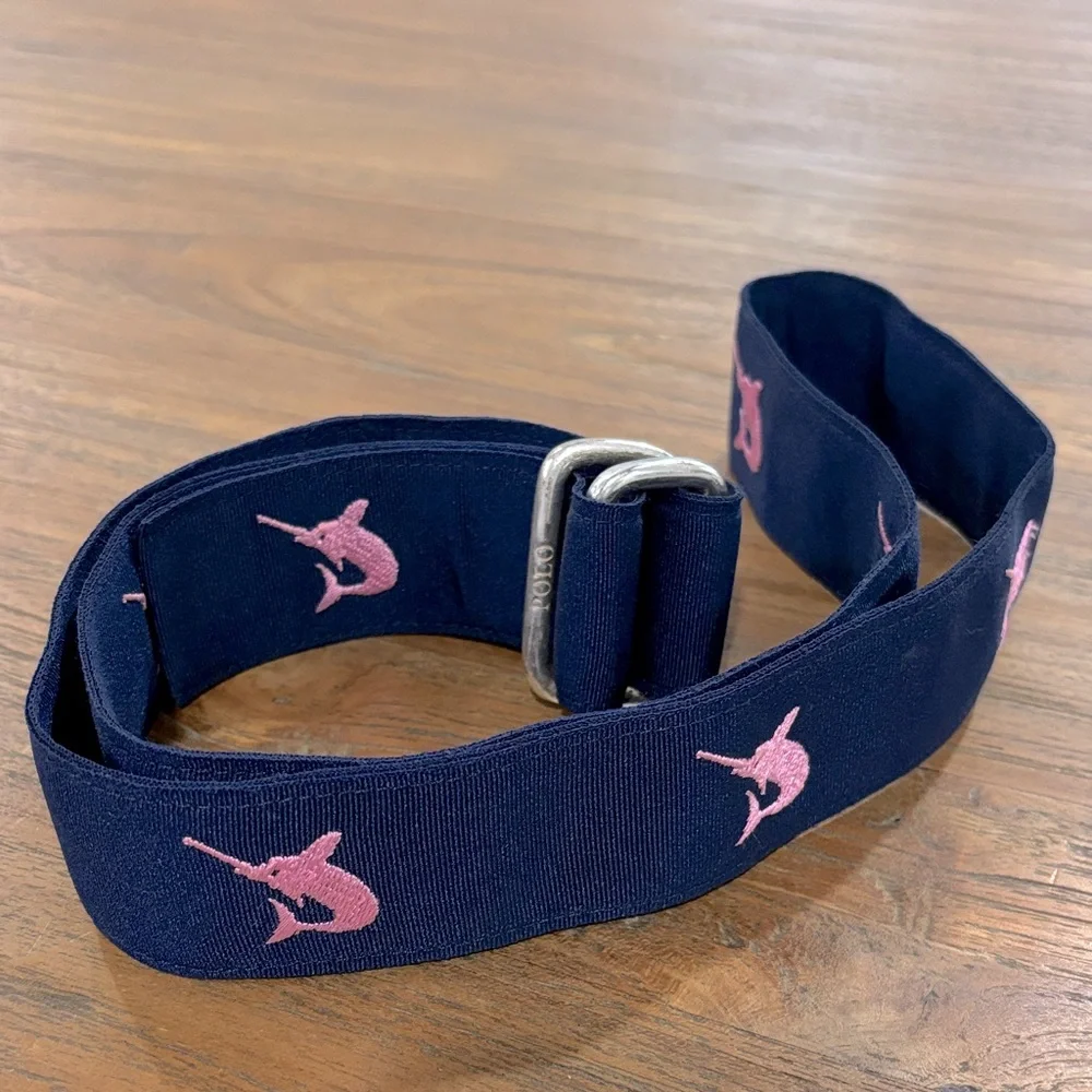 Boys Polo Embroidered Marlin Belt